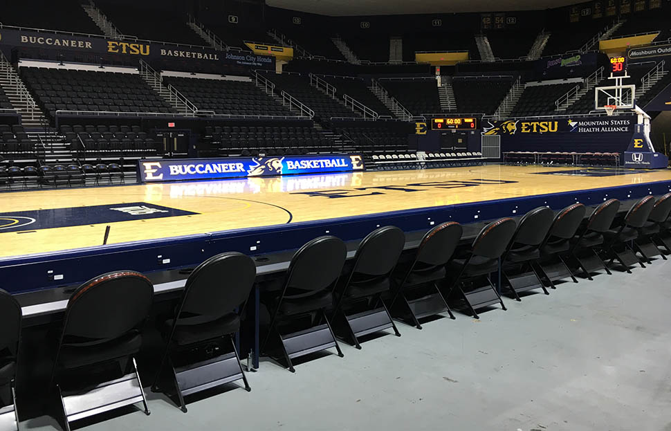 EMU Athletics  2022-23 Men's Basketball Courtside Seating